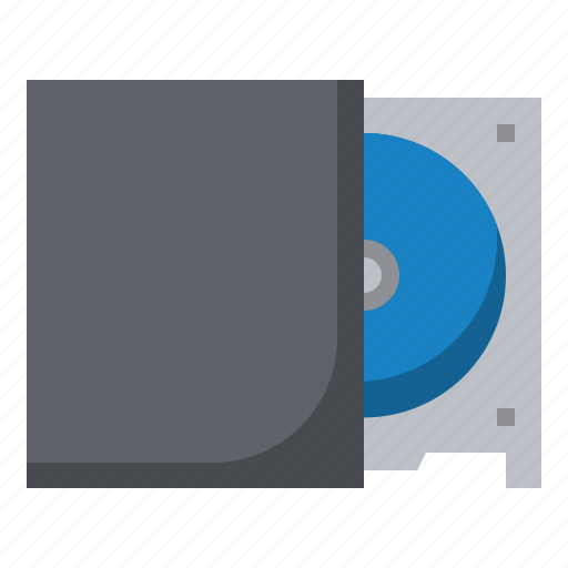 Disk, drive, optical, disc, hardware, computer, cd icon - Download on Iconfinder