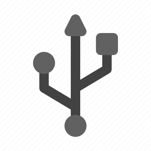 Usb, cable, connection, symbol, hardware icon - Download on Iconfinder