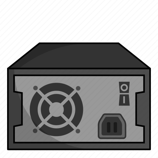 Components, computer, hardware, power, power supply icon - Download on Iconfinder