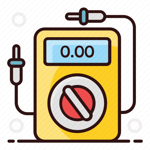 Ammeter, electric measurement, electrometer, galvanometer, voltmeter icon - Download on Iconfinder