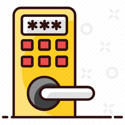 Digital, digital lock, door lock, keyless lock, lock, remote lock, security lock icon - Download on Iconfinder