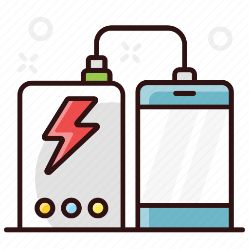 Bank, charging device, hardware, portable device, power, power bank, usb icon - Download on Iconfinder