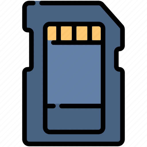 Sd card, memory, transfer, storage, camera, device, micro-sd icon - Download on Iconfinder