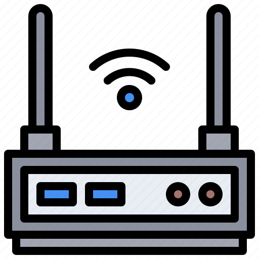 Connection, electronics, internet, router, technology, wireless icon - Download on Iconfinder