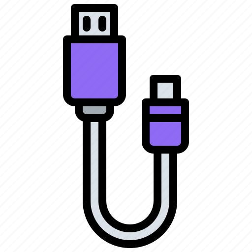 Cable, connection, electronics, port, usb icon - Download on Iconfinder