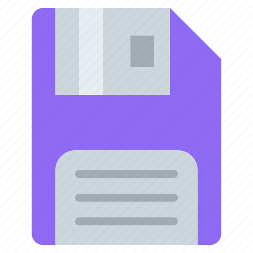 Disk, diskette, electronics, floppy, interface, multimedia icon - Download on Iconfinder