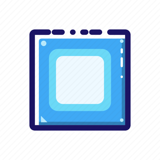 Chip, computer, cpu, device, microchip, processor, technology icon - Download on Iconfinder