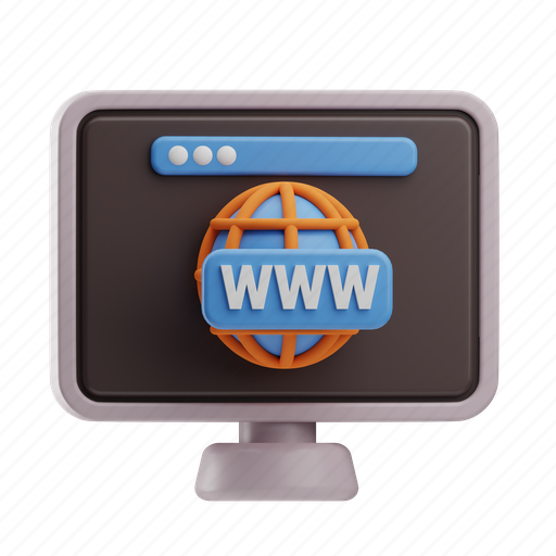 Web, browser, website, webpage, seo, online, page 3D illustration - Download on Iconfinder