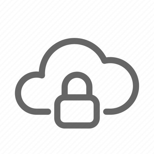 Cloud, computer, lock, protect, protection icon - Download on Iconfinder