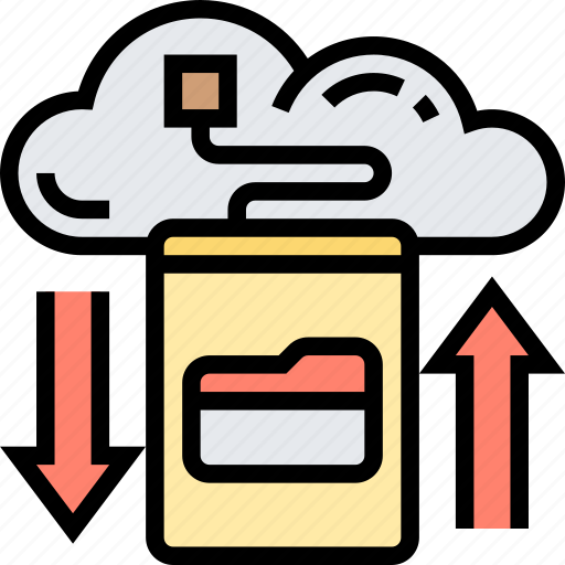 Backup, data, cloud, storage, transfer icon - Download on Iconfinder