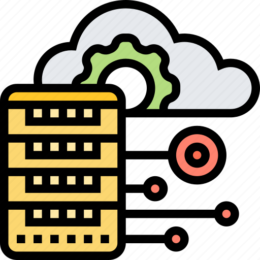 Cloud, server, data, processor, storage icon - Download on Iconfinder