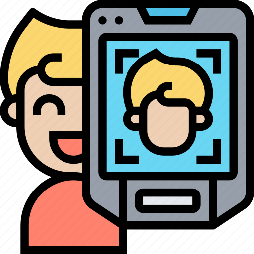 Face, scan, person, verification, identification icon - Download on Iconfinder