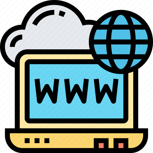 Laptop, computer, website, internet, online icon - Download on Iconfinder