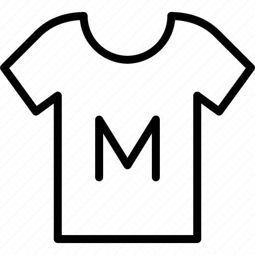 Clothes, m, shopping, size, tally, tshirt icon - Download on Iconfinder