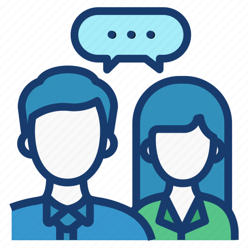 Brainstorm, committee, discuss, man, meeting, talk, woman icon - Download on Iconfinder