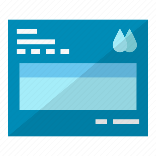 Bill, financial, water icon - Download on Iconfinder