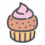 cupcake, cake, dessert, sweet, bakery, cream 