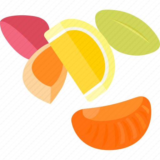 Candied, candy, confectionery, fruit, fruit jellies, slices, sugared icon - Download on Iconfinder