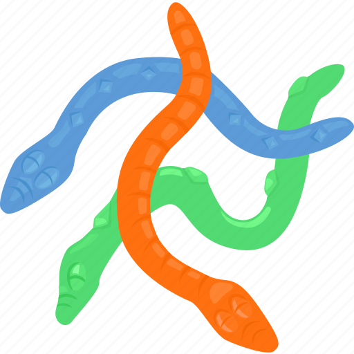 Allens, candy, confectionery, gummi, gummy, jelly, snakes icon - Download on Iconfinder