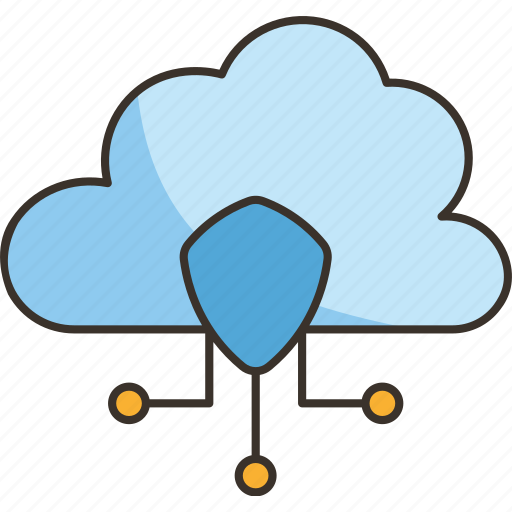 Cloud, protection, connection, secure, network icon - Download on Iconfinder