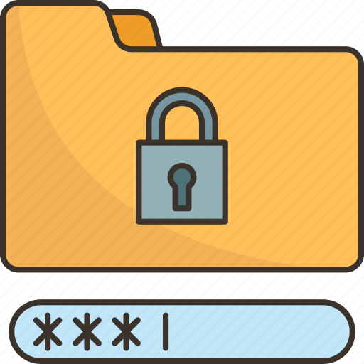 Password, folder, access, protection, security icon - Download on Iconfinder