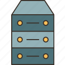 database, server, storage, backup, center