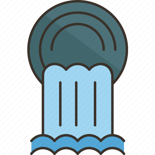 Server, leak, released, drain, information icon - Download on Iconfinder