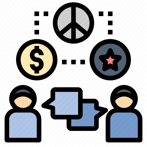 Bargaining, collaborate, conciliation, discussion, negotiation icon - Download on Iconfinder