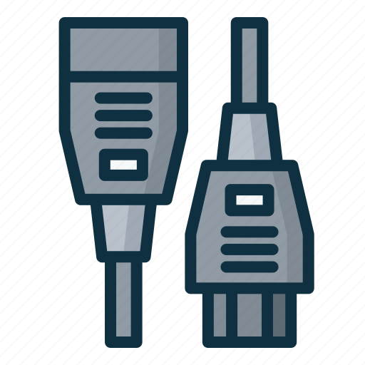 Computer, power, cable, connector icon - Download on Iconfinder