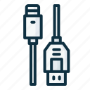 cable, connector, usb, power