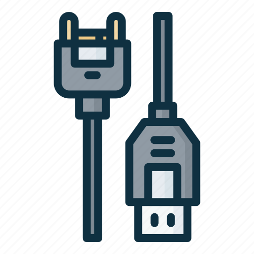 Cable, usb, charger, connector icon - Download on Iconfinder
