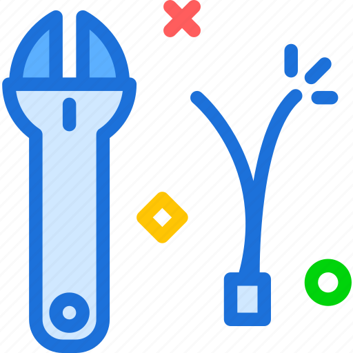 Cable, claws, electrician, mechanicpinch, tool icon - Download on Iconfinder