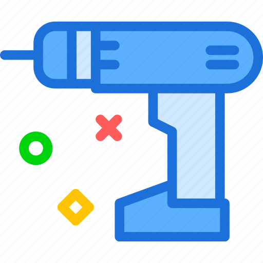 Auto, contruction, drill, man, manual, tool, worker icon - Download on Iconfinder