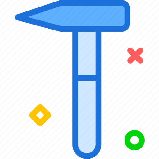 Hammer, instruments, manual, nails, tool, work icon - Download on Iconfinder