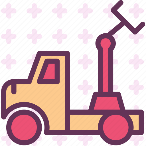 Building, car, machine, pull, site, transport, truck icon - Download on Iconfinder