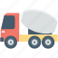 concrete buggy, concrete mixer, concrete vehicle, construction vehicle, transport 