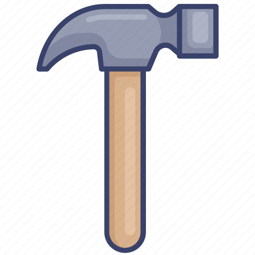 Build, construction, equipment, hammer, tool icon - Download on Iconfinder