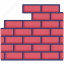 barrier, brick, bricks, build, construction, wall 
