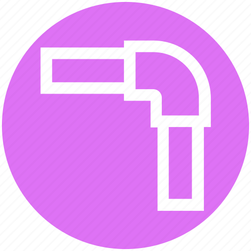 .svg, construction, elbow fitting, gas tap, pipes, pvc tubes, water supply icon - Download on Iconfinder