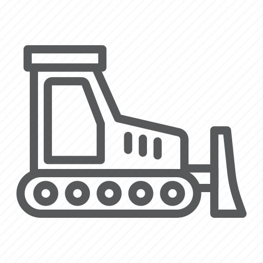 Industry, building, vehicle, bulldozer, construction icon - Download on Iconfinder