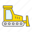 building, bulldozer, industry, vehicle, construction 