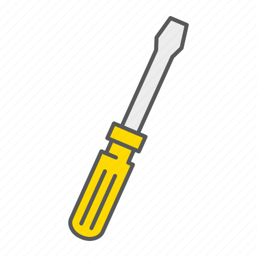 Screwdriver, service, construction, equipment, repair, tool icon - Download on Iconfinder