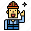 construction, vest, worker, builder, safety, engineer 