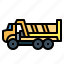 car, vehicle, dump, lorry, truck 