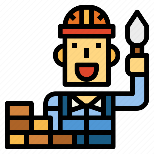 Construction, brick, mason, worker icon - Download on Iconfinder