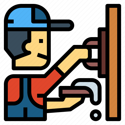 Construction, plastering, plasterer, build, worker icon - Download on Iconfinder