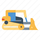 machinery, construction, bulldozer, car, loader