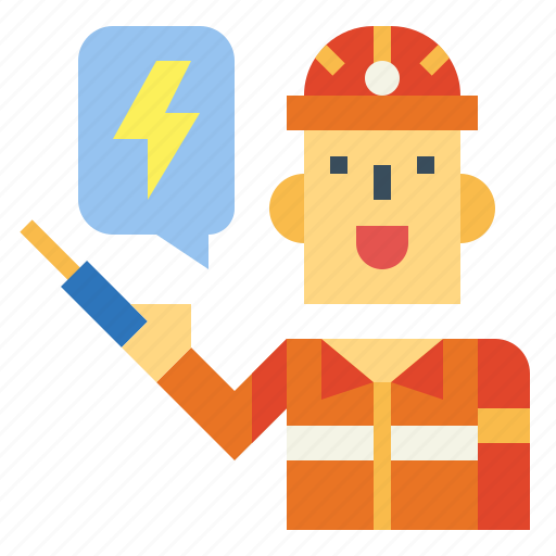 Vest, man, safety, electrician, worker, technician icon - Download on Iconfinder
