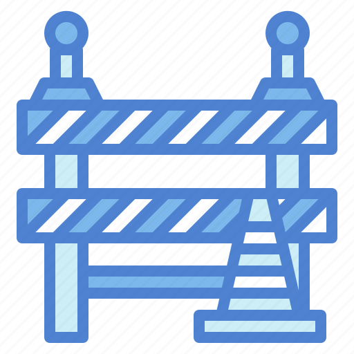 Barrier, fence, cone, construction, traffic icon - Download on Iconfinder