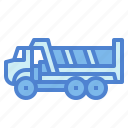 dump, vehicle, car, truck, lorry